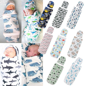 2 Piece Set Baby Boy's Swaddle (Spring & Autumn)