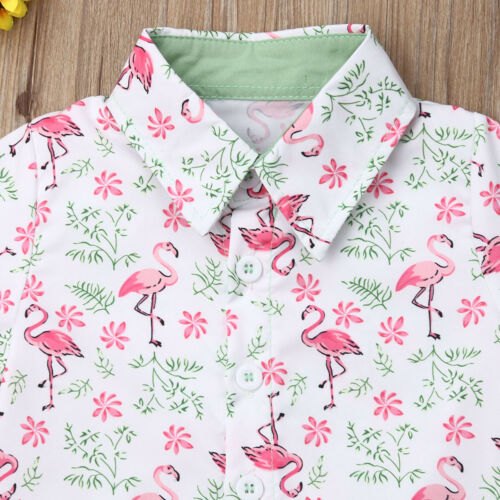 Pink Flamingo Gentleman Set