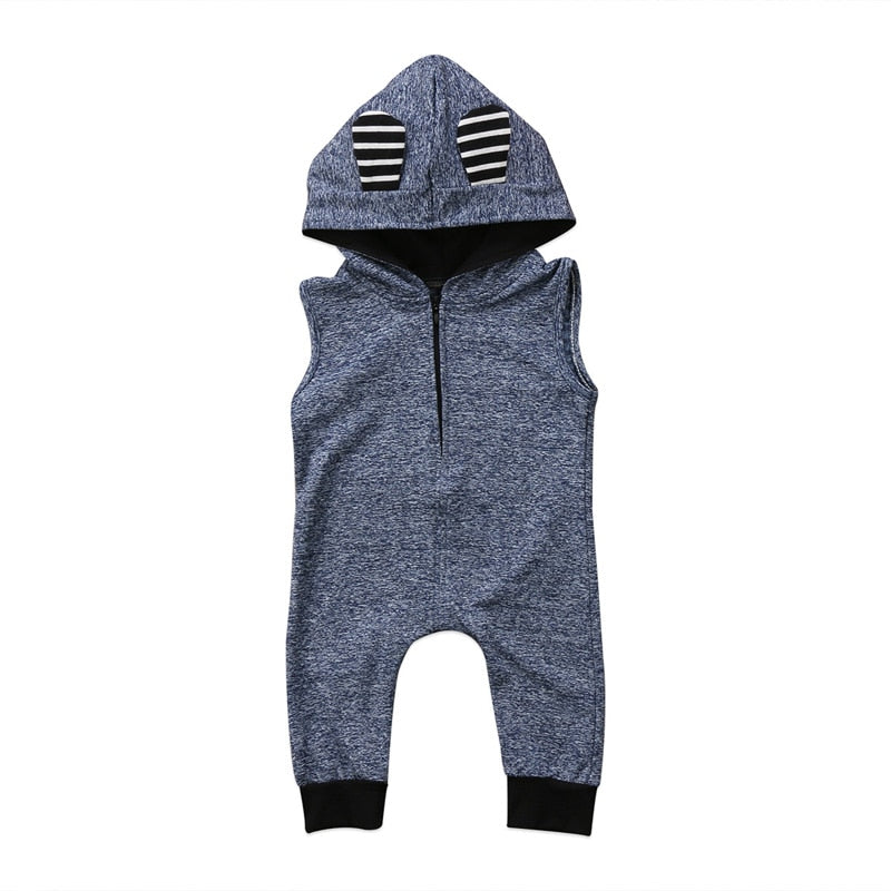 Raffy Hooded Romper