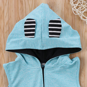 Raffy Hooded Romper