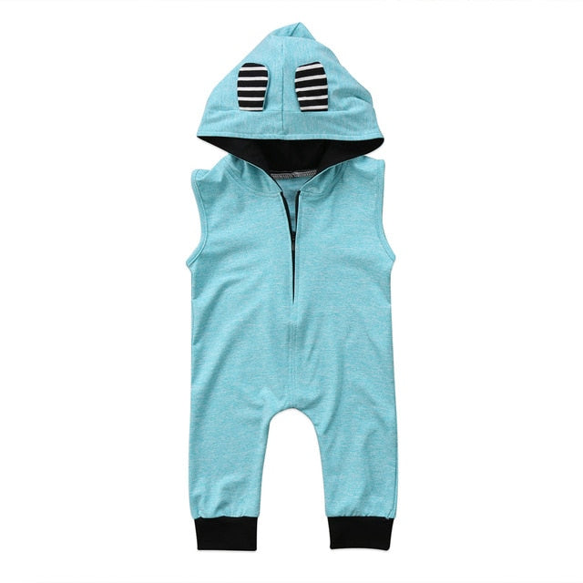 Raffy Hooded Romper