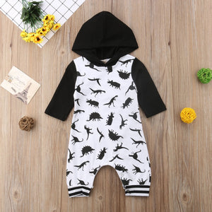 Dinosaur Jumpsuit with Hood