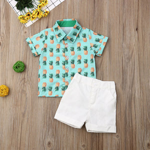 Pineapple Printed Outfit Set