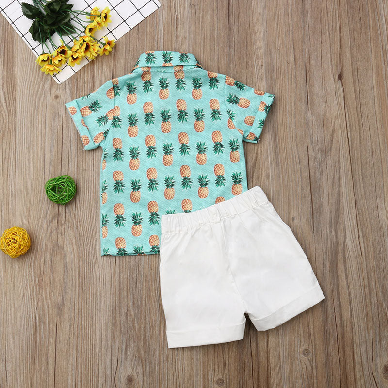 Pineapple Printed Outfit Set