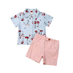 Red Flamingo Outfit Set