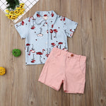 Red Flamingo Outfit Set