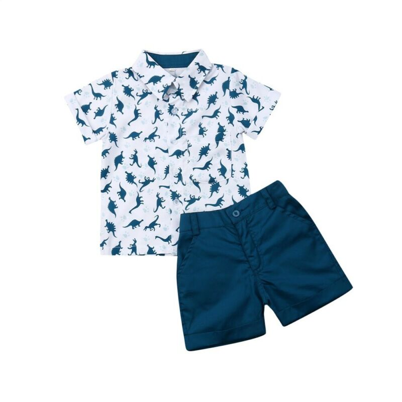 Mason Blue Dinosaur Outfit