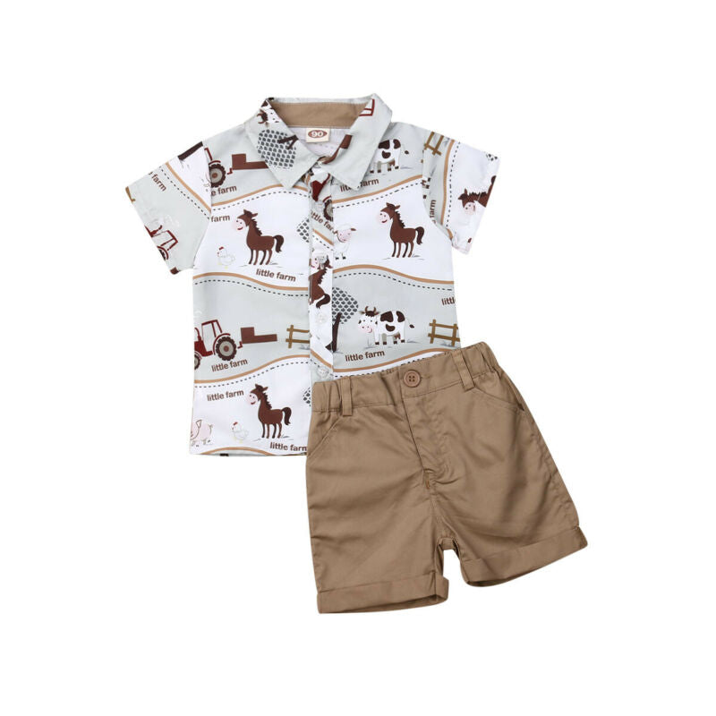 Oliver Little Farm Outfit Set