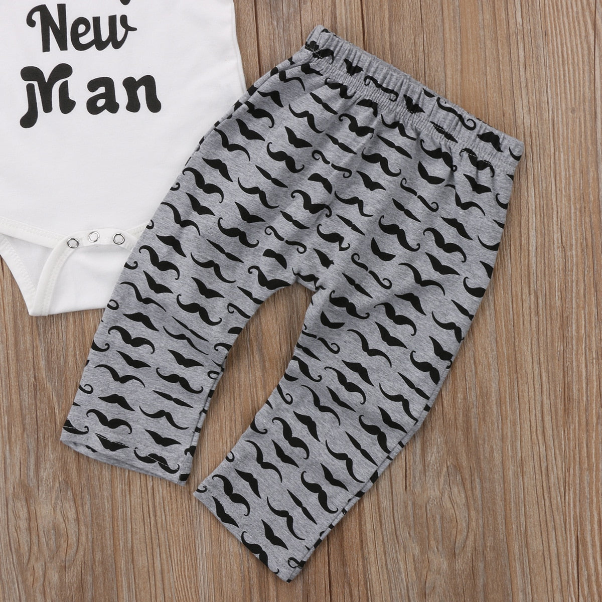 Mommy's New Man Bodysuit and Pants Set