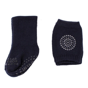 Anti-slip Knee Caps and Socks Set