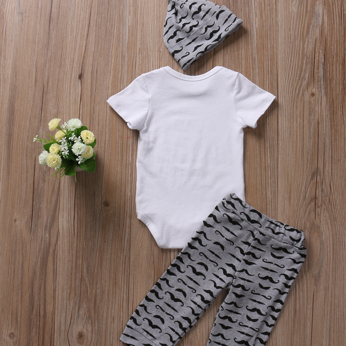 Little Man Beard Outfit Set