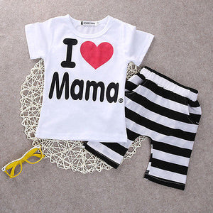 I ❤ Mama & I ❤ Papa Outfit