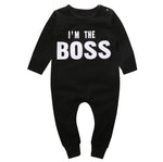 I'm The Boss Long Sleeve Romper