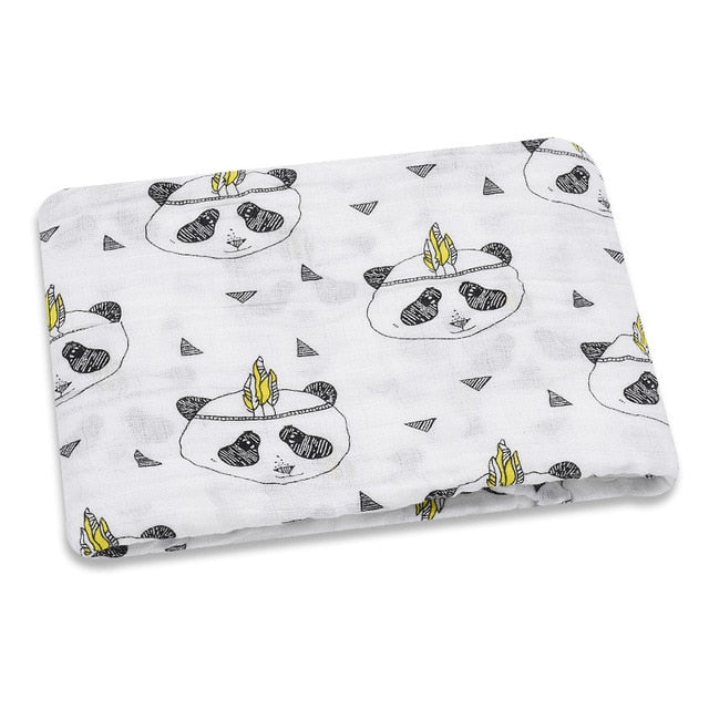 Muslin Swaddles and Wraps (Swan Collection)