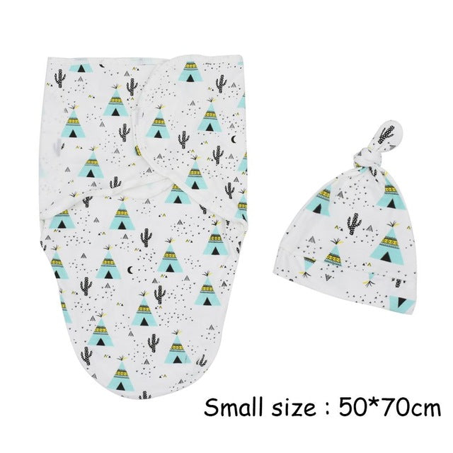 2 Piece Set Baby Swaddle