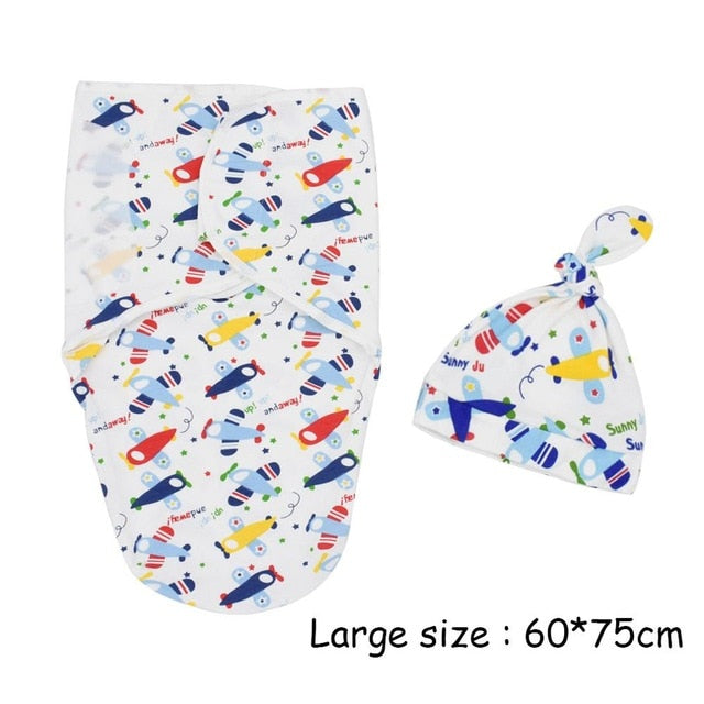 2 Piece Set Baby Swaddle