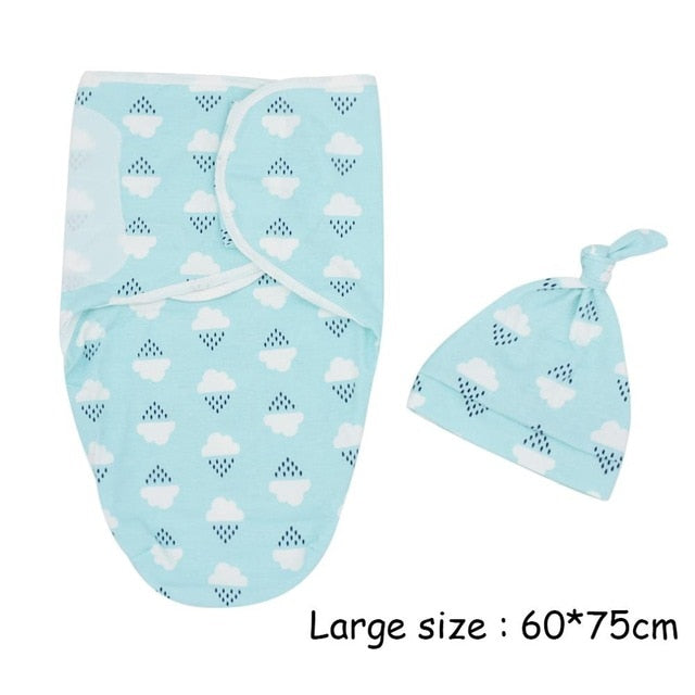 2 Piece Set Baby Swaddle