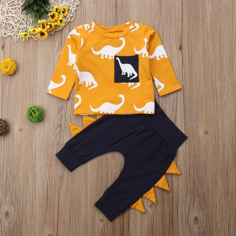 Samuel Dinosaur Outfit Set