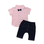 Little Man's Outfit Set with Bow