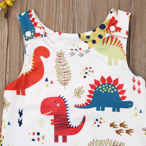 Andrew Dinosaur Summer Romper